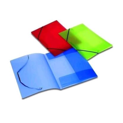 FELLOWES X FILE CARTELLA CON ELASTICO IN PP 3 LEMBI 240X320 mm A4 COL. BLU