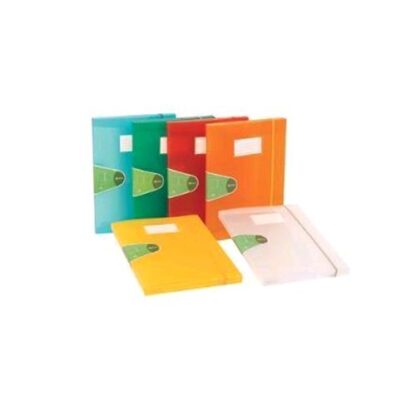 ORNA CARTELLE PORTA PROGETTI IN PP CON ELASTICO 255X360X20 mm COL. ASSORTITI CONF 6 Pz.