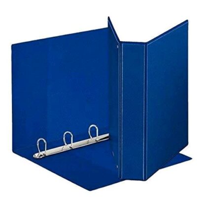 ESSELTE RACCOGLITORE A 4 ANELLI DA 50 MM IN PP A4 MAXI DISPLAY PERSONALIZZABILE DORSO 7.5 CM COL. BLU