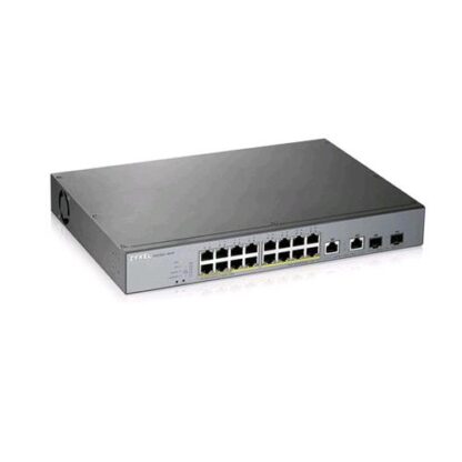 ZYXEL GS1350-18HP-EU0101F SWITCH DI RETE GESTITO L2 GIGABIT ETHERNET (10/100/1000) GRIGIO SUPPORTO POWER OVER ETHERNET (POE)