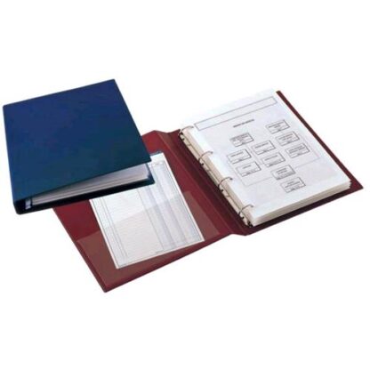 SEI ROTA SANREMO RACCOGLITORE 4 ANELLI A D DA 25MM IN COLPAN 220X300MM DORSO 4.5CM COL.BLU