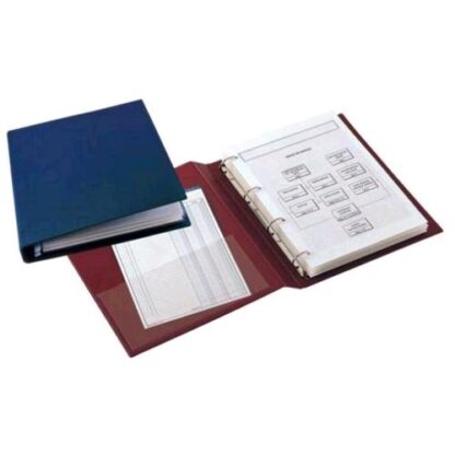 SEI ROTA SANREMO RACCOGLITORE 4 ANELLI A D DA 25MM IN COLPAN 300X420MM DORSO 4.5CM COL.BLU