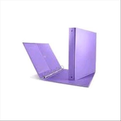 SEI ROTA NETTUNO RACCOGLITORE 4 ANELLI TONDI 30MM IN STRATOPAN 220X300MM A4 DORSO 3CM COL. LILLA