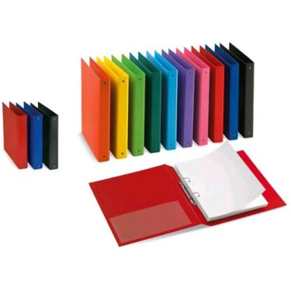 SEI ROTA NETTUNO RACCOGLITORE 2 ANELLI TONDI DA 30MM IN STRATOPAN 220X300MM A5 DORSO 3CM COL. BLU