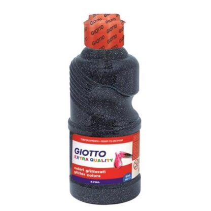 GIOTTO TEMPERA GLITTER PRONTA ALL'USO FLACONE 250ML COL.BLU NOTTE