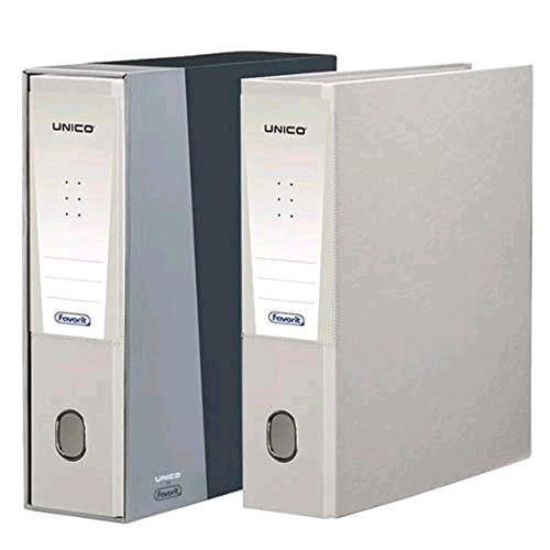 FAVORIT UNICO REGISTRATORE FORMATO LEGALE C/CUSTODIA 230X330X80 mm COL. GRIGIO