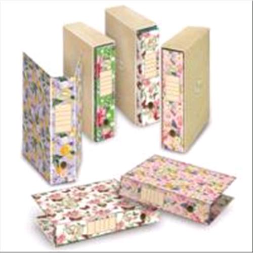 PIGNA NATURE FLOWERS REGISTRATORE FORMATO COMMERCIALE 280X350X80 mm COL. ASSORTITI