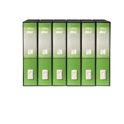 REXEL DOX 2 SAN FRANCISCO REGISTRATORE FORMATO PROTOCOLLO 285X350X80 mm COL. VERDE CONF 6 Pz.