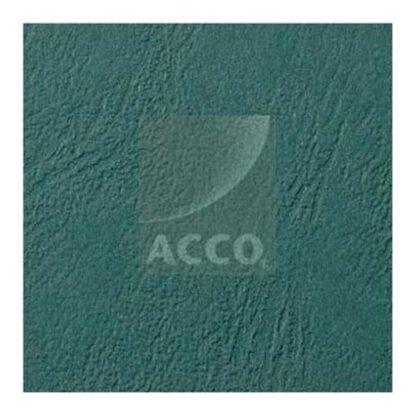 GBC LEATHERGRAIN COPERTINA IN SIMILPELLE 210X297 mm A4 COL. VERDE CONF 100 PZ.