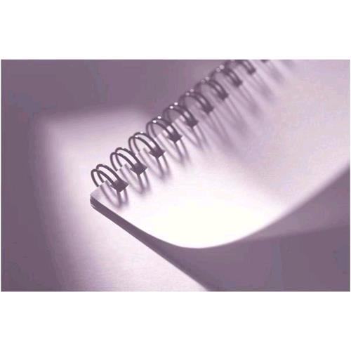 FELLOWES DORSI A SPIRALE IN METALLO PASSO 3:1 34 ANELLI DA 8 mm A4 RILEGATURA MIN.36 MAX 60 FOGLI COL. ARGENTO CONF 100 PZ.