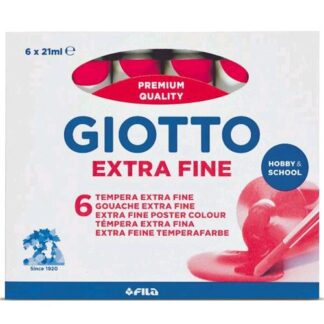 GIOTTO EXTRA FINE TEMPERA TUBO DA 21ML COL. MAGENTA CONF 6 Pz.