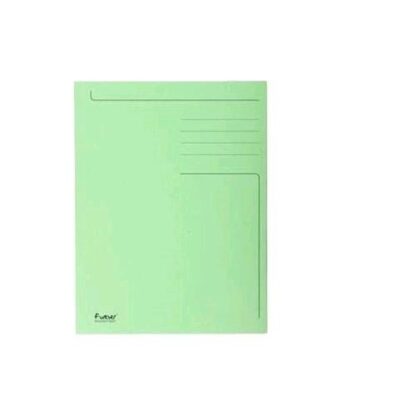 EXACOMPTA FOLDYNE CARTELLINE IN CARTA 240X320MM A4 COL. VERDE CONF 50 Pz.