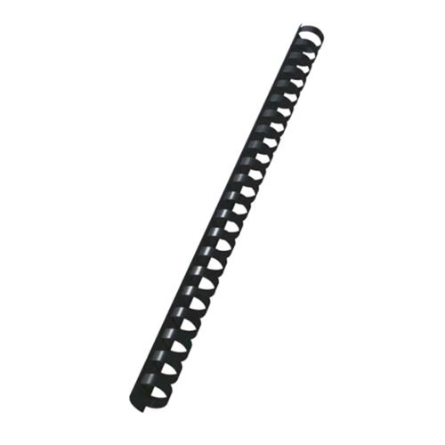 LEITZ DORSI IN PLASTICA A SPIRALE 21 ANELLI DA 12 mm RILEGATURA 95 FOGLI COL. NERO CONF 100 Pz.