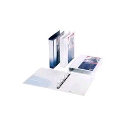 SEI ROTA STELVIO TI RACCOGLITORE 4 ANELLI TONDI 65MM IN COLPAN 220X300MM DORSO 6.5CM COL. BIANCO