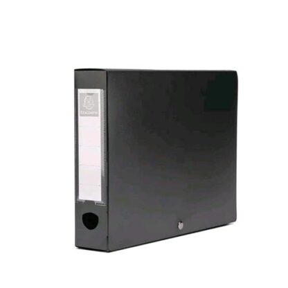 EXACOMPTA SOFT PLASTIC CARTELLA PORTA PROGETTI IN PP C/BOTTONE 240X320 mm DORSO 6 CM COL. NERO