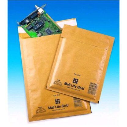 SEALED AIR MAIL LITE BUSTE IMBOTTITE C/STRIP 270X360 mm COL. AVANA CONF 10 Pz.