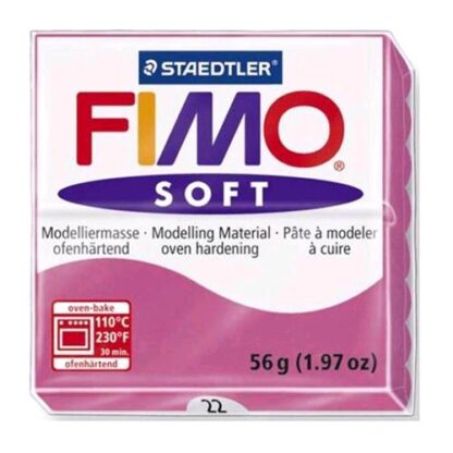 STAEDTLER FIMO SOFT PASTA DA MODELLARE COL. LAMPONE PANETTO DA 56 GR