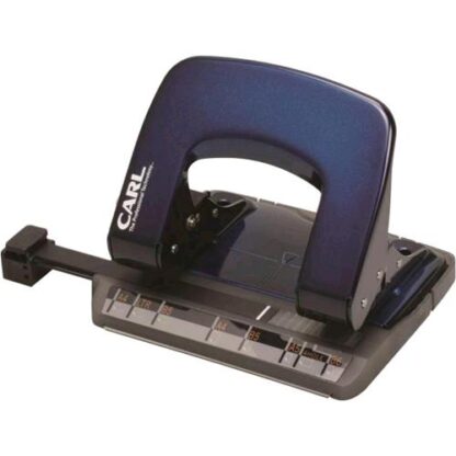CARL ALISYS LP-20 PERFORATORE 2 FORI IN METALLO CAPACITA' FORATURA 18 FOGLI FORI 6 mm COL. BLU