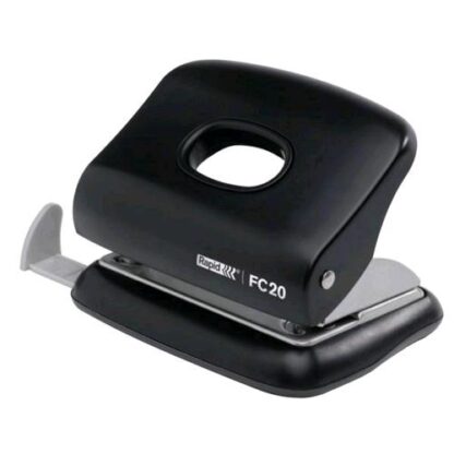 RAPID FC20 PERFORATORE 2 FORI IN ACCIAIO CAPACITA' FORATURA 20 FOGLI FORI 5.5 mm COL. BLU