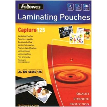 FELLOWES CAPTURE125 POUCHES LUCIDE A4 125 MY COL. TRASPARENTE CONF 100 PZ.