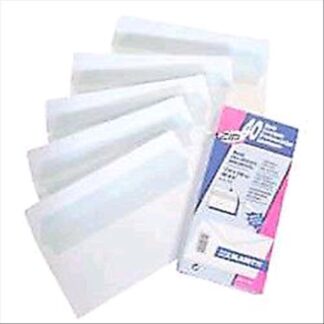 BLASETTI BUSTE DI CARTA SENZA FINESTRA CON STRIP 110X230 mm 80 GR COL. BIANCO CONF 40 Pz.