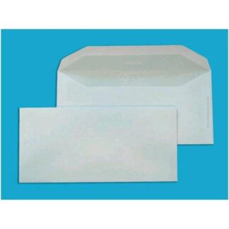 BLASETTI BUSTE DI CARTA POKET SENZA FINESTRA GOMMATE 110X230C mm COL. BIANCO CONF 500 Pz.