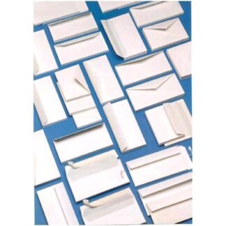 BLASETTI BUSTE DI CARTA SENZA FINESTRA CON STRIP 110X230 mm 80 GR COL. BIANCO CONF 500 Pz.