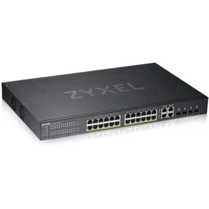 ZYXEL GS1920-24HPV2 SWITCH 24 PORTE GESTITO GIGABIT ETHERNET (10/100/1000) NERO SUPPORTO POWER OVER ETHERNET (POE)