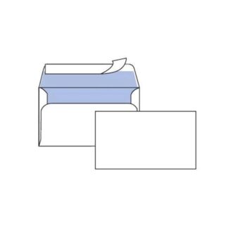 PIGNA EDERA BUSTE DI CARTA SENZA FINESTRA CON STRIP 114X162 mm 90 GR COL. BIANCO CONF 25 Pz.