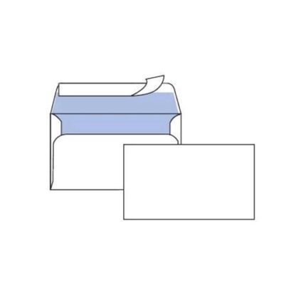 PIGNA EDERA BUSTE DI CARTA SENZA FINESTRA CON STRIP 114X162 mm 90 GR COL. BIANCO CONF 25 Pz.