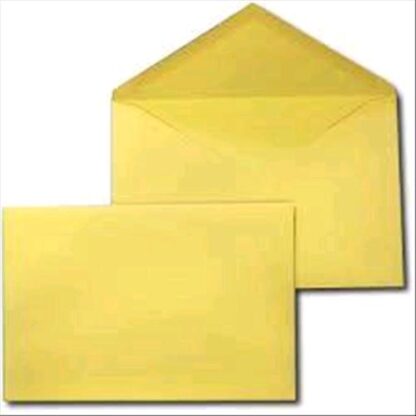 BLASETTI BUSTE DI CARTA TAGLIO A PUNTA GOMMATA 120X180 mm 80 GR COL. GIALLO CONF 500