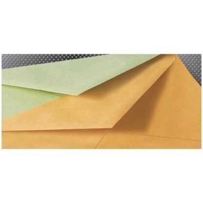 BLASETTI VERDINE BUSTE DI CARTA TAGLIO A PUNTA GOMMATA 120X180 mm 90 GR IMBUSTAMENTO AUTOMATICO COL. VERDE CONF 500 Pz.