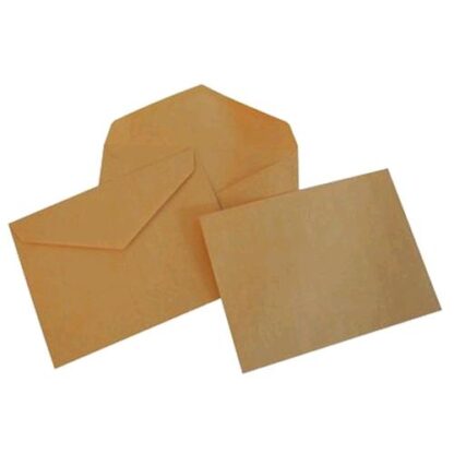 PIGNA BUSTE DI CARTA TAGLIO A PUNTA GOMMATE 120X180 mm 70 GR COL. GIALLO CONF 25 Pz.