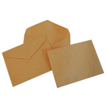 PIGNA BUSTE DI CARTA TAGLIO A PUNTA GOMMATE 180X240 mm 80 GR COL. GIALLO CONF 25 Pz.