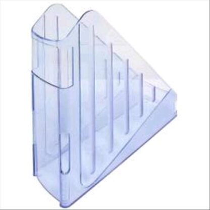 ARDA BUTTERFLY PORTARIVISTE IN POLISTIRENE 295X270X75 mm COL. AZZURRO TRASPARENTE