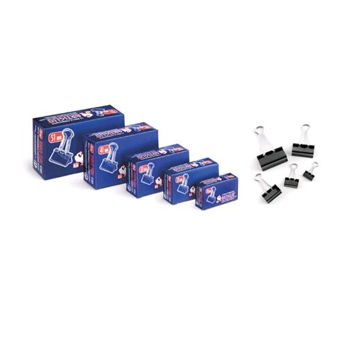 ARTIGLIO MOLLE FERMACARTA IN ACCIAIO 32 mm CONF 12 Pz.