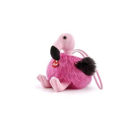 TRUDI PELUCHES MINI APPENDIBILE CHARM FENICOTTERO XXS 11X13X12 CM
