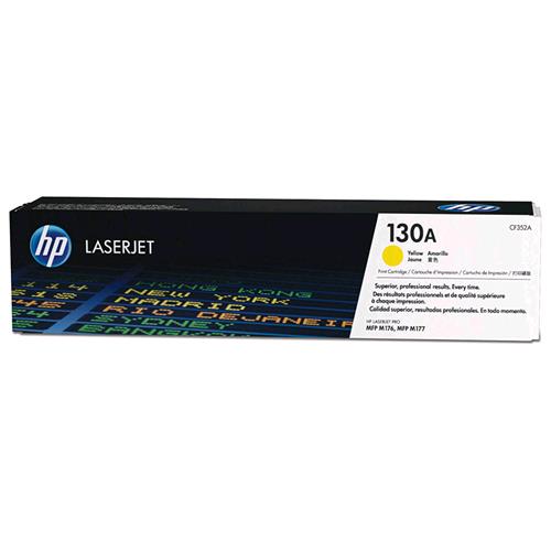 HP 130A TONER GIALLO PER COLOR LASERJET PRO MFP M176N- LASERJET PRO M177FW GARANZIA ITALIA (CF352A)