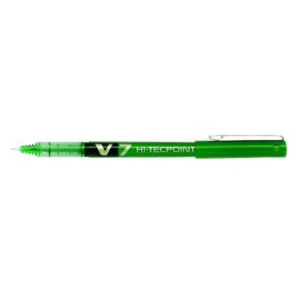 PILOT V7 HI-TECPOINT PENNA ROLLER PUNTA 0.7 mm COLORE VERDE CONF. 12 Pz.