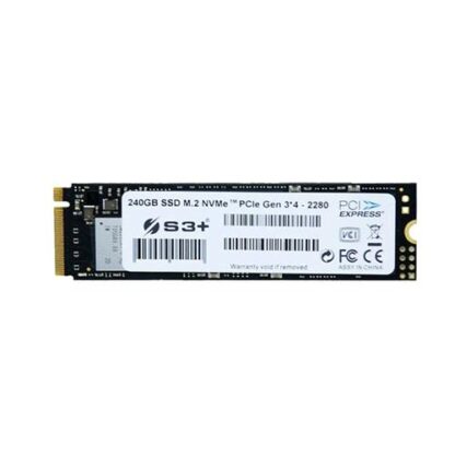 S3+ S3SSDD240 SSD 240GB M.2 2280 NVMe PCI EXPRESS 3.0 TLC