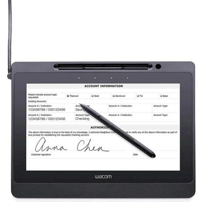 WACOM SIGNATURE SET DTU1031X DISPLAY 10.1" 1024X600 CON PENNA PER FIRMA GRAFOMETRICA E SOFTWARE SIGNPRO PDF
