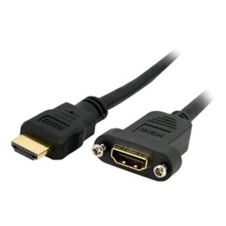 STARTECH CAVO HDMI ALTA VELOCITA' PER MONTAGGIO A PANNELLO HDMI (F) a HDMI (M) DA 91 CM NERO