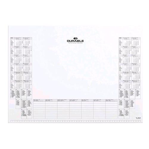 DURABLE BLOCCO APPUNTI CON CALENDARIO 24 MESI 570X410 mm 25 FOGLI