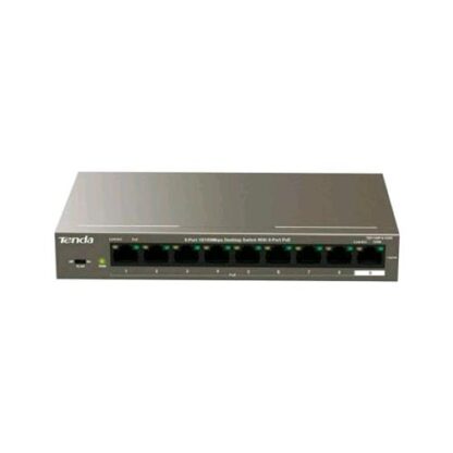 TENDA TEF1109P-8-102W SWITCH 9 PORTE LAN DESKTOP 10/100M 8P POE (PoE 92 W)
