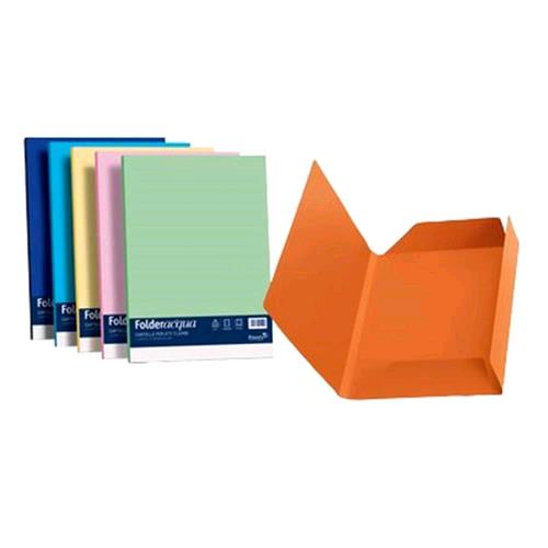 CARTOTECNICA FAVINI LUCE EACQUA CARTELLINE 3 LEMBI IN CARTONCINO 245X345MM ROSA CONF 25 Pz.