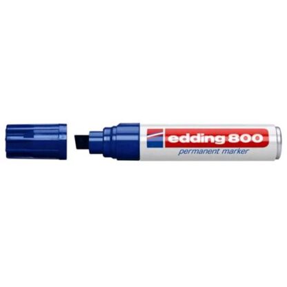 EDDING 800 MARCATORE PERMANENTE PUNTA A SCALPELLO 4/12 mm BLU CONF 5 Pz.