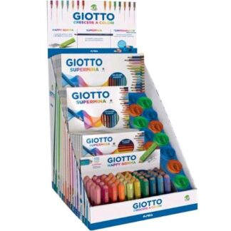GIOTTO ESPOSITORE BANCO SUPERMINA COLORI ASSORTITI CONF 72 Pz.