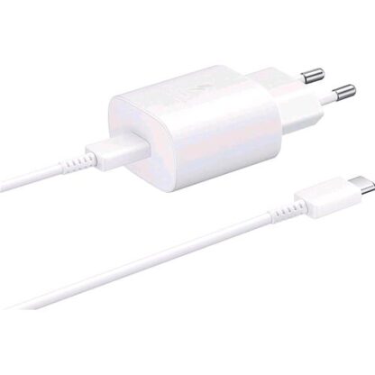 SAMSUNG EP-TA800 WALL CHARGER 25 W SUPER FAST CHARGE CARICABATTERIE DA RETE BIANCO