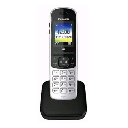 PANASONIC KX-TGH710JTS CORDLESS SINGOLO DISPLAY A COLORI VIVAVOCE RESISTENTE AGLI URTI ECO MODE PLUS SILVER NERO