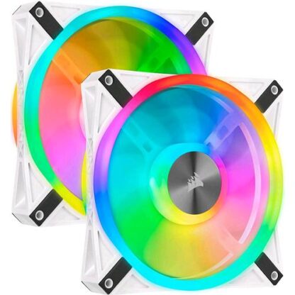 CORSAIR iCUE QL140 CONFEZIONE 2 VENTOLE ILLUMINAZIONE LED RGB DIAMETRO 14CM 550/1.250 RPM